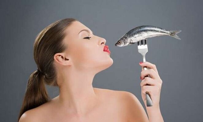 Raw fish food